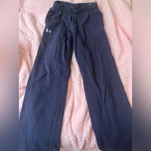 navy blue youth loose under armour sweats